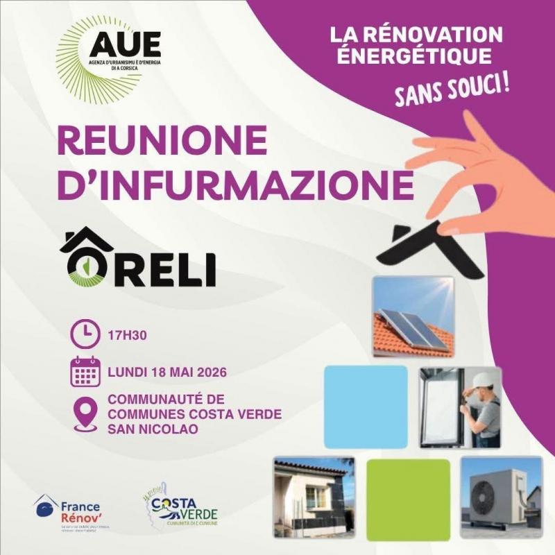 Réunion d'information sur la rénovation énergétique avec l'AUE - Communauté des communes de Costa Verde 