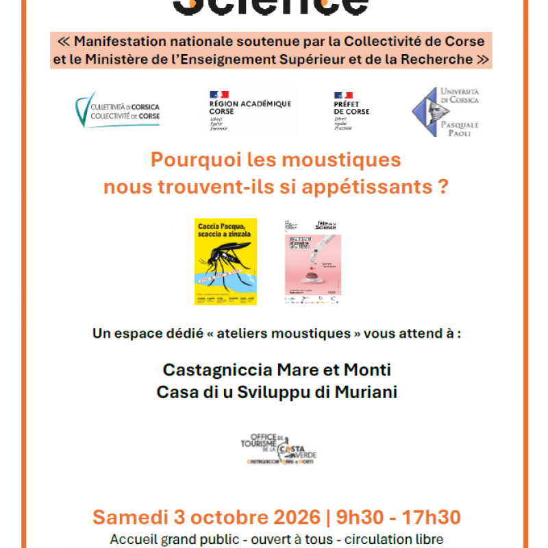 Fête de la science à l'Office de Tourisme Intercommunal de Costa Verde